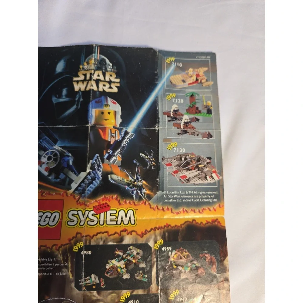 LEGO - Star Wars & Rock Raiders Mini Poster Catalog - 1999 - 4112688-AM - Picture 3 of 10
